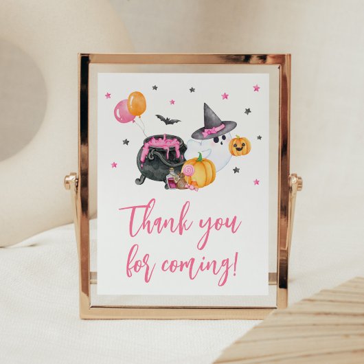 女の子Little Boo赤ちゃんシャワーありがとうござ来う ポスター