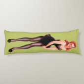 女の子No6 -抱き枕の上のヴィンテージPin ボディピロー (裏面)