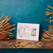 女の子PHOTOバプテスマ《キリスト教》洗礼式や命名式ギフト諺31:25 フォトプラーク (側面)