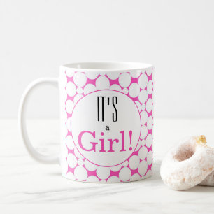 女の子PInkジェンダーの暴露 コーヒーマグカップ
