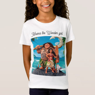 女の子Tシャツモアナ女の疑問に思子 Tシャツ