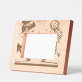 女の子vs.ロボット：パワーはイノベーションを満たす レーザー彫刻フレーム (左)