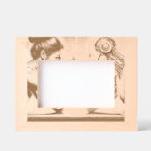 女の子vs.ロボット：パワーはイノベーションを満たす レーザー彫刻フレーム (正面)