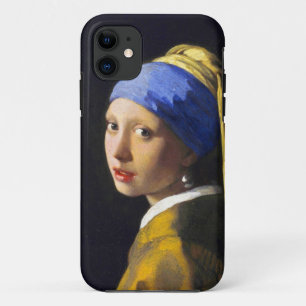 女の子wの真珠のイヤリングの~ Vermeer iPhone 11 ケース