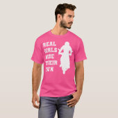 女の実在子が自分のバイクに乗る Tシャツ (正面フル)