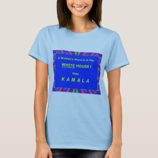 女の居場所はホワイトハウス Tシャツ