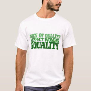 女の平等を高く評価する人 Tシャツ