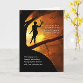 女の悔やみや弔慰は私の墓詩に涙を流さない カード (黄色い花)