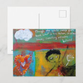 女の悲しみ ポストカード (正面/裏面)