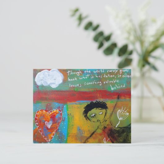 女の悲しみ ポストカード (スタンド正面)