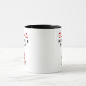 女の感謝してい子のパパ私のお尻と物を拭く マグカップ (中央)