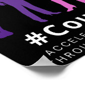 女の日国際的に彼女を数える ポスター (角)