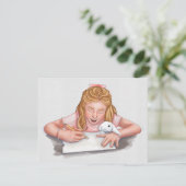 女の書子とペットの食べウサギの紙/オリジナル (スタンド正面)