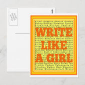 女の書子のように ポストカード (正面/裏面)