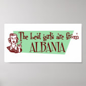 女の最高の子はアルバニア出身 ポスター (正面)