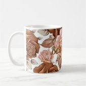 女の最高の子 コーヒーマグカップ (左)