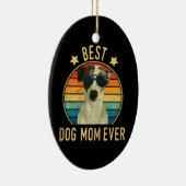 『女の最高の犬のお母さイタリアンん』 セラミックオーナメント (右)