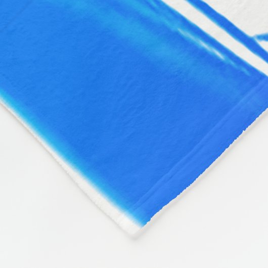 女の生まれ子は姿スケートをする フリースブランケット (角)