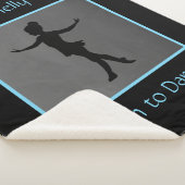 女の生まれ子「ダンスへ」 シェルパブランケット (3/4)