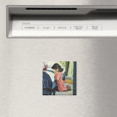 女の祈子はベッドの時間で、主の祈りの言葉 マグネット (インサイチュ (食洗機))