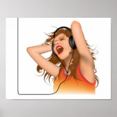 女の聞子の音楽 ポスター (正面)