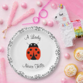 女の虫 – 女の人は決して言わないパーソナライズされた ペーパープレート (パーティー)