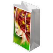 女の蝶。抽象芸術 スモールペーパーバッグ (正面アングル)