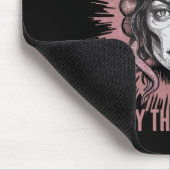 女の視線は家父長制メドゥーサを恐れる マウスパッド (コーナー)