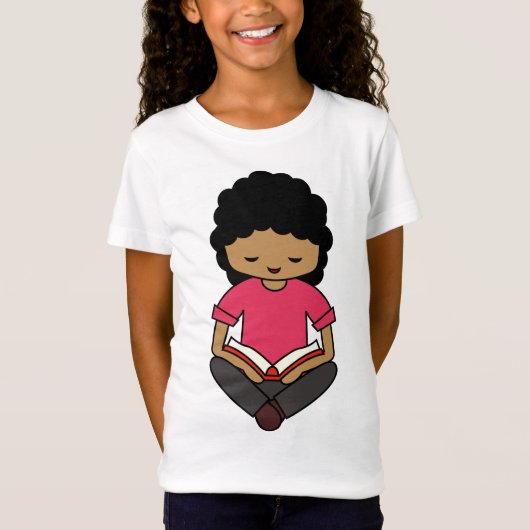 女の読子の本 Tシャツ (正面)