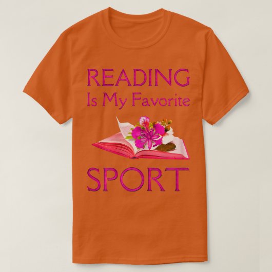 女の読子は私のお気に入りのスポーツだ、読者本 Tシャツ (デザイン正面)