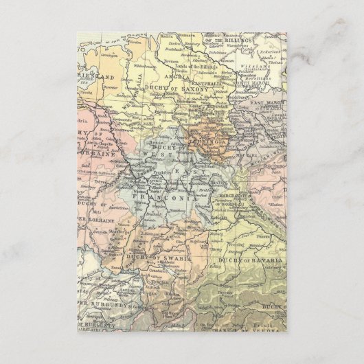 女の赤ちゃんのための花の地図旅行冒険の本 エンクロージャーカード (裏面)