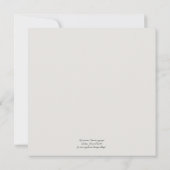 女の赤ちゃんのシャワーのテント小屋の灰色の冒険は矢を始めます 招待状 (裏面)