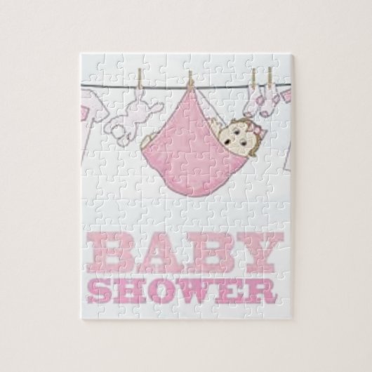 女の赤ちゃんのパーティー項目装飾 ジグソーパズル (縦)