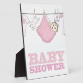 女の赤ちゃんのパーティー項目装飾 フォトプラーク (側面)