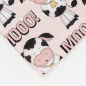 女の赤ちゃんの国牛フリースブランケット フリースブランケット (角)