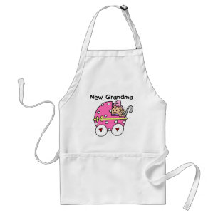 女の赤ちゃんの新しい祖母のTシャツおよびギフト スタンダードエプロン