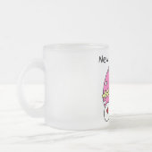 女の赤ちゃんの新しい祖母のTシャツおよびギフト フロストグラスマグカップ (左)