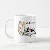 女の赤ちゃんの洗礼かギフトジェレミアの1:5に洗礼を施すこと コーヒーマグカップ (左)