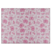 女の赤ちゃんの背景 カッティングボード (正面)