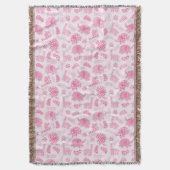 女の赤ちゃんの背景 スローブランケット (正面縦)