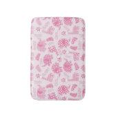 女の赤ちゃんの背景 バスマット (正面縦)