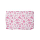 女の赤ちゃんの背景 バスマット (正面)