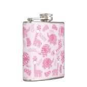 女の赤ちゃんの背景 フラスク (右)