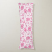 女の赤ちゃんの背景 ボディピロー (正面縦)