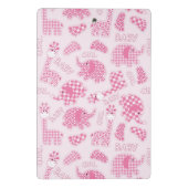 女の赤ちゃんの背景 ミニクリップボード (裏面)