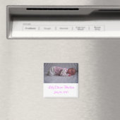 女の赤ちゃんの誕生お知らせマグネット マグネット (インサイチュ (食洗機))