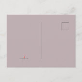 女の赤ちゃんの誕生の発表の郵便はがき 案内ポストカード (裏面)