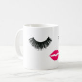 女の赤ちゃんの鞭 コーヒーマグカップ (正面左)