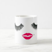 女の赤ちゃんの鞭 コーヒーマグカップ (中央)