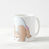 女の赤ちゃん コーヒーマグカップ (正面右)